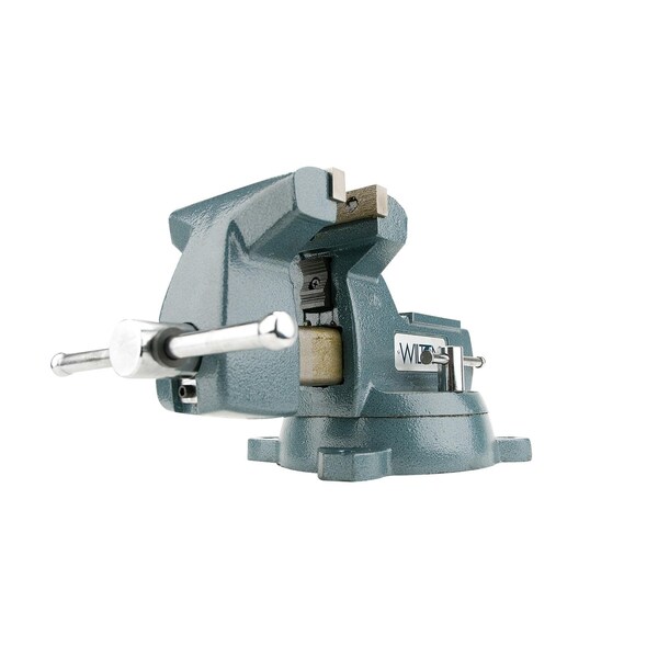Wilton Mechanics Vise - Swivel Base, 6in. Jaw Width, 5-3/4in. Jaw Opening, 4-1/8in. Throat Depth 21500 - main